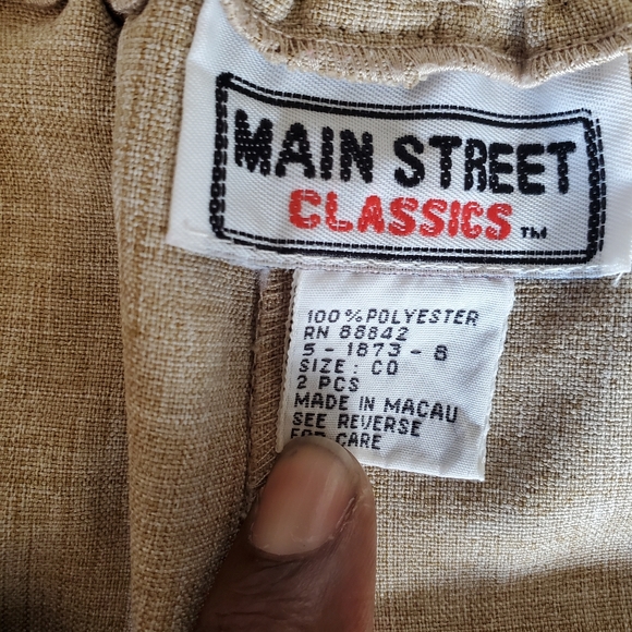 Main Street Classics 2 Piece Pants sz 22w - Picture 6 of 6